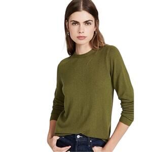 Vince Cashmere‎ Sweater Olive Green Size XS